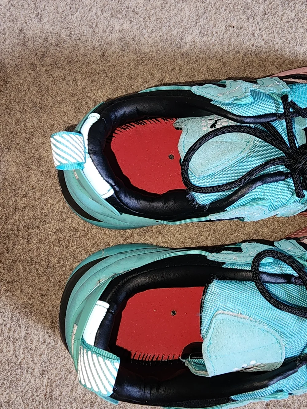 Puma LQDCell Men's Omega Manga Cult Pink Teal Colorblock Sneakers | M8